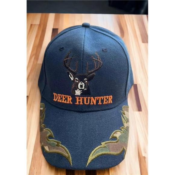 Embroidered Hat | Adjustable Sports Deer Hat | Sun Hat Protection - Picture 3 of 5